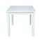 International Concepts Rectangle Mission Juvenile Table, 24 W, 33.1 L, 22.2 H, Wood, White JT08-2532 - alternate 5